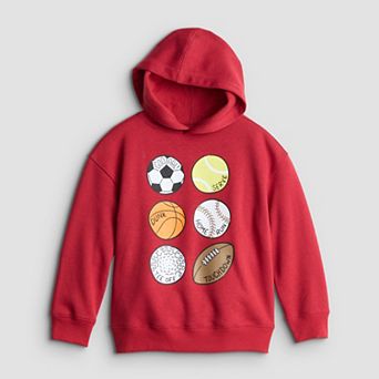 Boys 4-12 Jumping Beans® Oversized Graphic Hoodie