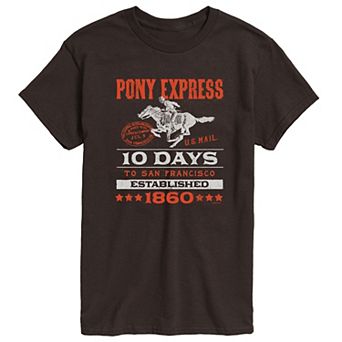 Men's USPS Pony Express Vintage Graphic Tee