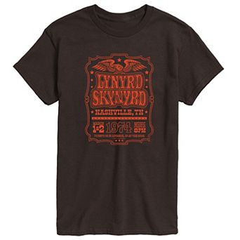 Men's Lynyrd Skynyrd Nashville Concert Vintage Graphic Tee