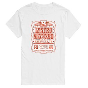 Men's Lynyrd Skynyrd Nashville Concert Vintage Graphic Tee