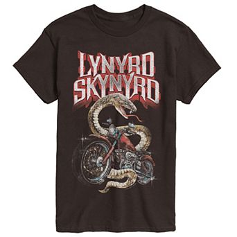 Men's Lynyrd Skynyrd Snake & Motorcycle Distressed Graphic Tee
