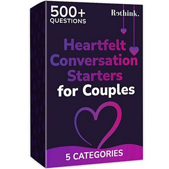 QUOKKA 100 Conversation Cards Rethink! for Couples - Know Me Better - Relationship Connection