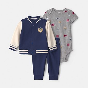 Baby Boy Carter's 3 pc Jacket, Bodysuit & Pants Set