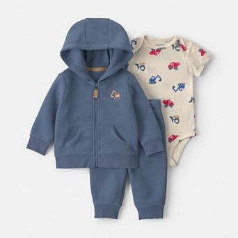 Baby Boy Carter's 3 pc Hoodie, Bodysuit & Pants Layering Set