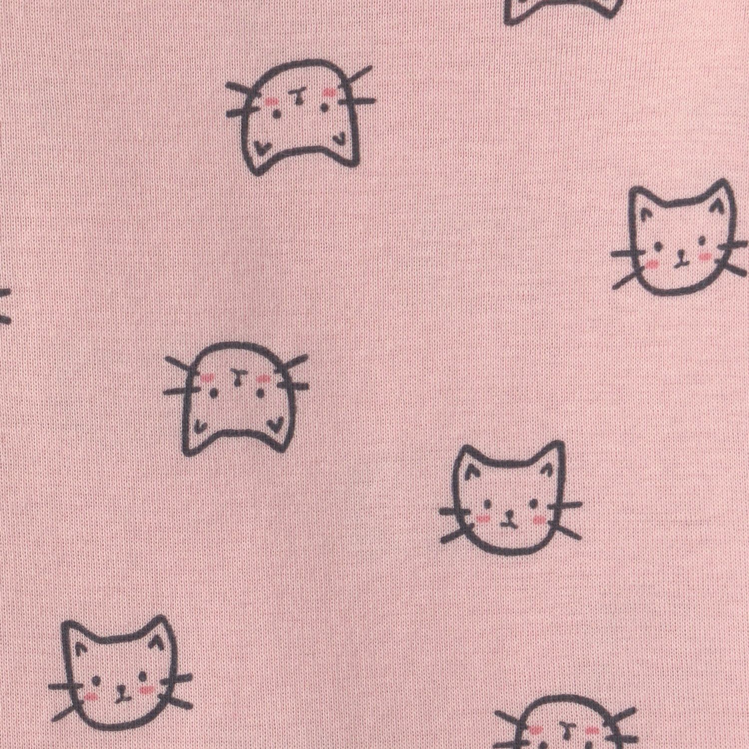 Детский комплект Carter's Cat: жилет с капюшоном, боди и брюки, 3 шт, цвет: Розовый — фото 4