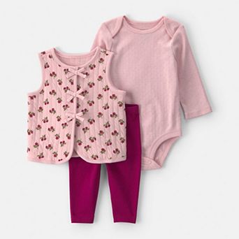 Baby Girls Carter's 3 pc Floral Layering Set
