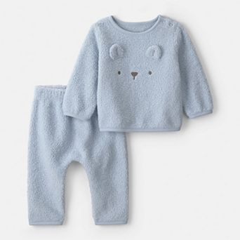 Baby Carter's 2 pc Animal Fleece Long-Sleeve Top & Pants Set