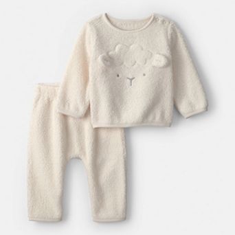 Baby Carter's 2 pc Animal Fleece Long-Sleeve Top & Pants Set