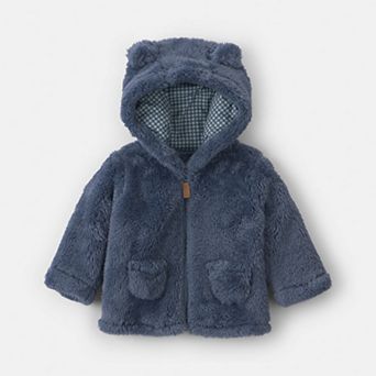 Baby Carter's Bear Teddy Fleece Zip-Up Hoodie