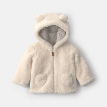 Baby Carter's Bear Teddy Fleece Zip-Up Hoodie