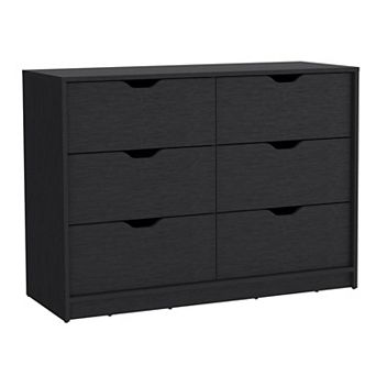 Houma 4 Drawer Dresser with 2 Lower Cabinets, Drawer Chest