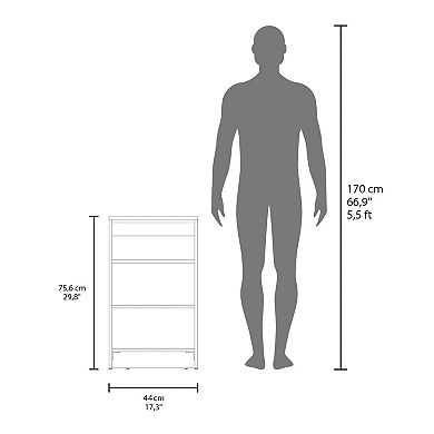 Colyn Linen Cabinet, Four Shelves, Vertical