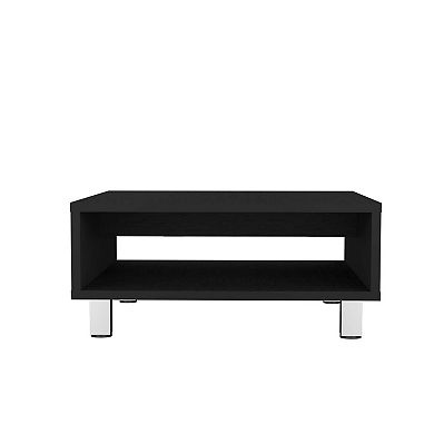 Chiniak Coffee Table, 1 shelf, 4 legs