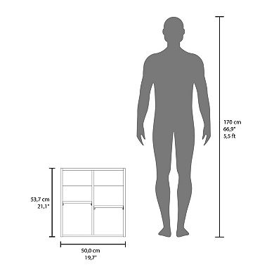 Loring Medicine Cabinet, 1 Door, 4 Shelves, 1 Mirror