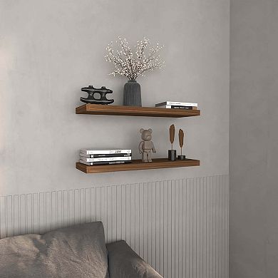 Belville Floating Shelves, 2 Shelves, 1.50" H