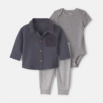 Baby Boy Carter's 3 pc Layering Set with Long Sleeve Top, Bodysuit & Pants