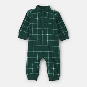 Baby Boy Carter's Fair Isle Fleece Long-Sleeve Bodysuit