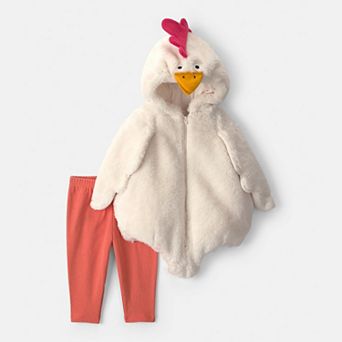 Baby Carter's Chicken Halloween Long-Sleeve Top & Pants Costume Set