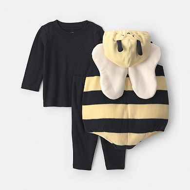 Baby Carter's 3-Piece Bee Long-Sleeve Costume & Pants Set