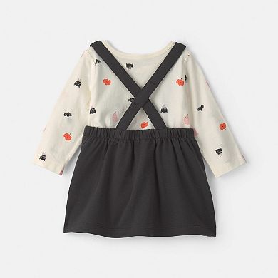 Baby Girl Carter's 3-Piece Long Sleeve Dress & Tights Set