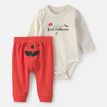 Baby Carter's 2 pc Baby's First Halloween Long Sleeve Bodysuit & Pants Set