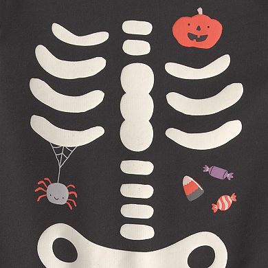 Baby Carter's Halloween Skeleton Long Sleeve Jumpsuit