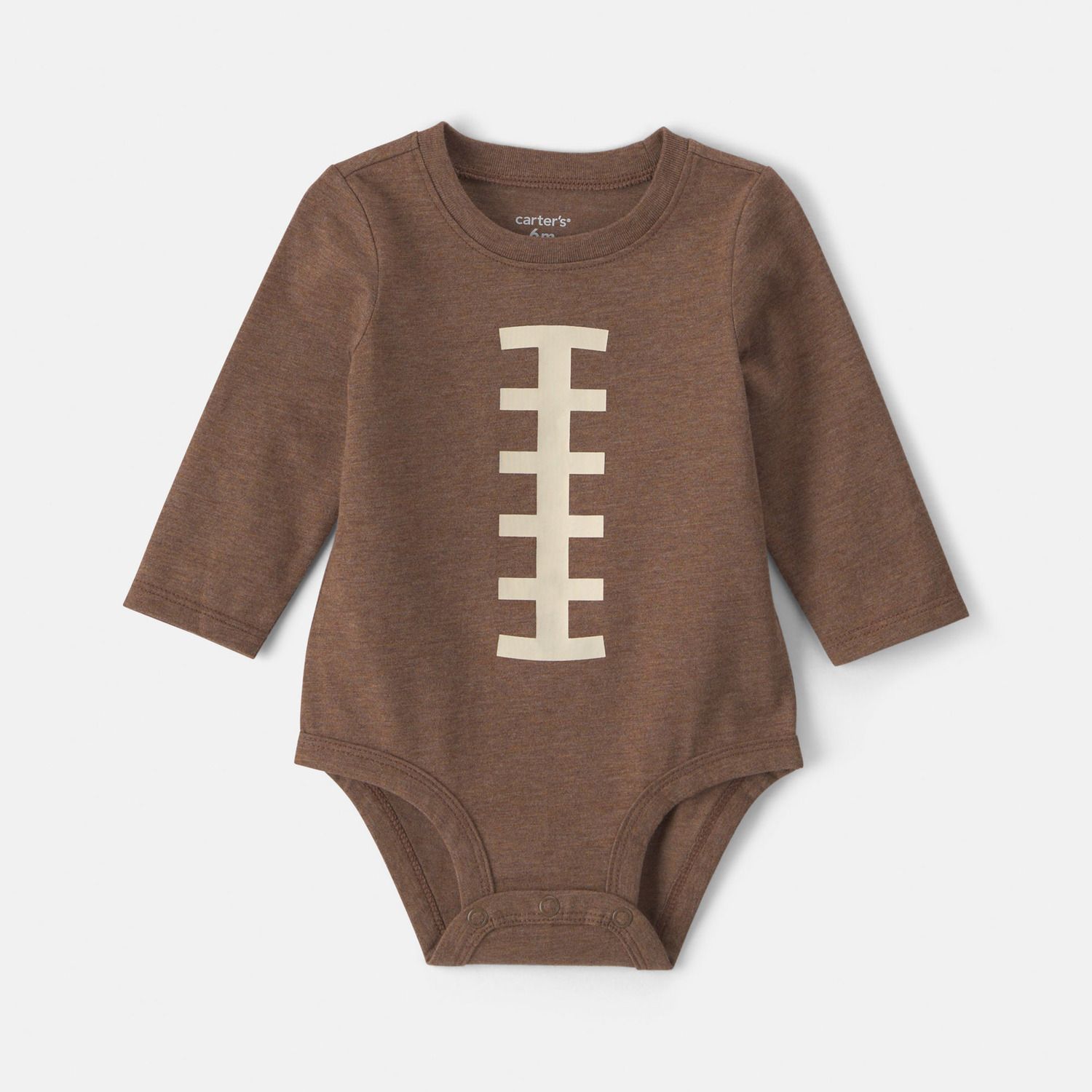 Carter's Боди Baby Boy Football для детей, длинный рукав — фото 1