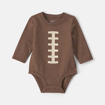 Baby Boy Carter's Football Long-Sleeve Graphic Bodysuit