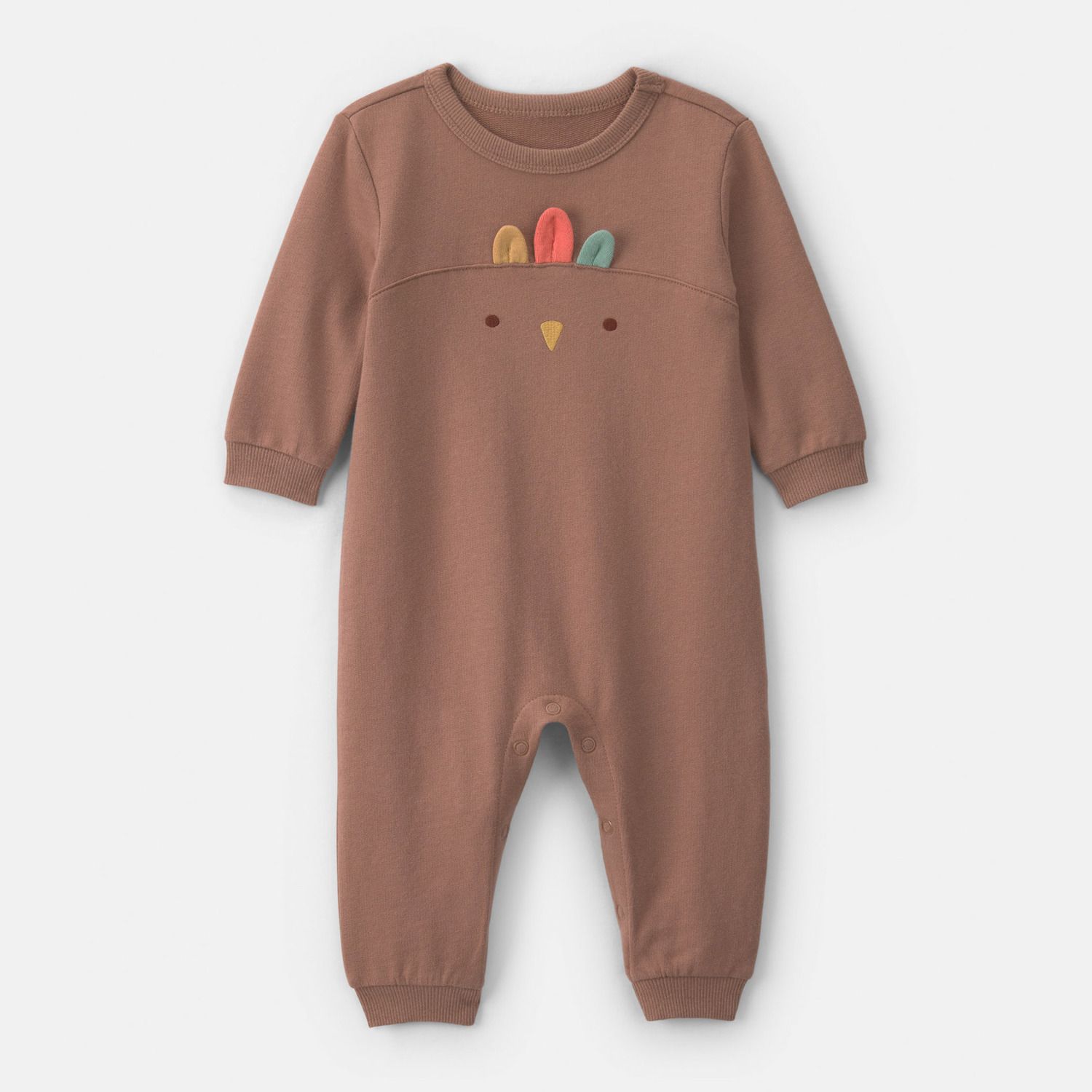 Комбинезон Carter’s 100% Cotton Thanksgiving Turkey Long-Sleeve для малышей — фото 1