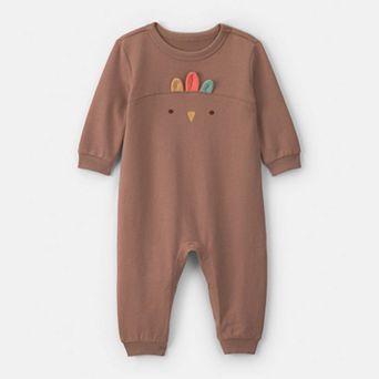 Baby Carter’s Thanksgiving Turkey Long-Sleeve Jumpsuit
