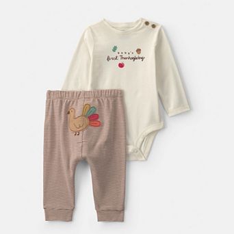 Baby Carter’s 2 pc 'Baby's First Thanksgiving' Bodysuit & Pants Set