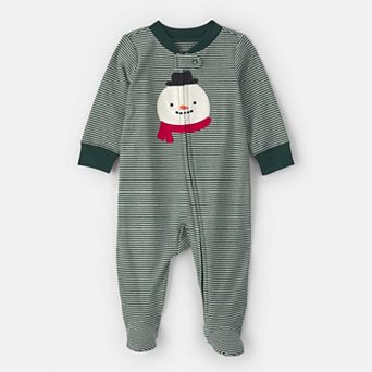 Baby Carter's Christmas One-Piece 2-Way Zip Sleep & Play Pajamas