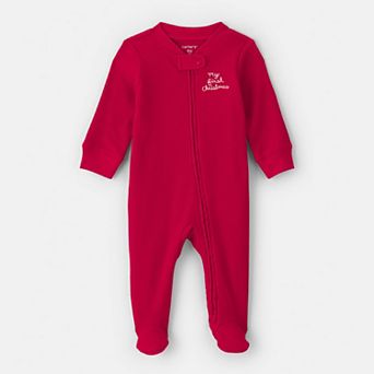 Baby Carter's Christmas One-Piece 2-Way Zip Sleep & Play Pajamas