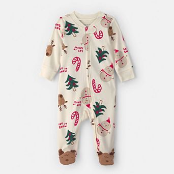 Baby Carter's Christmas One-Piece 2-Way Zip Sleep & Play Pajamas