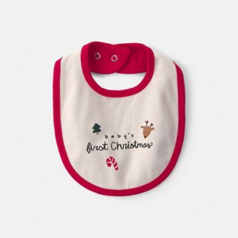 Baby Carter's 'Baby's First Christmas' Bib