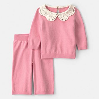 Baby Girl Carter's 2 pc Long Sleeve Sweater Top & Pant Set