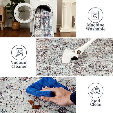 Area Rug Living Room Bedroom Bohemian Vintage Traditional Pattern Carpet