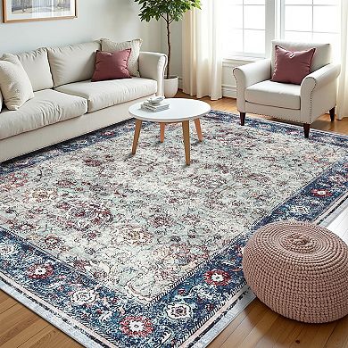 Area Rug Living Room Bedroom Bohemian Vintage Traditional Pattern Carpet