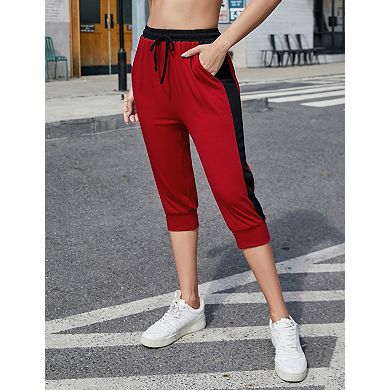 Women's Capris Casual Summer Loose Fit Pants with Pockets