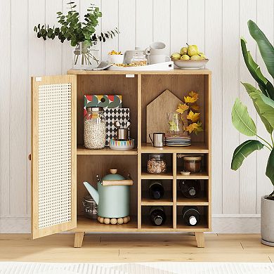 Sideboard Cabinet, Buffet Cabinet for Home, Living Room, Kitchen, 27.6"W x 15"D x 33.9"