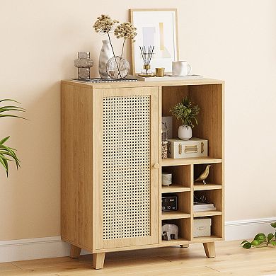 Sideboard Cabinet, Buffet Cabinet for Home, Living Room, Kitchen, 27.6"W x 15"D x 33.9"
