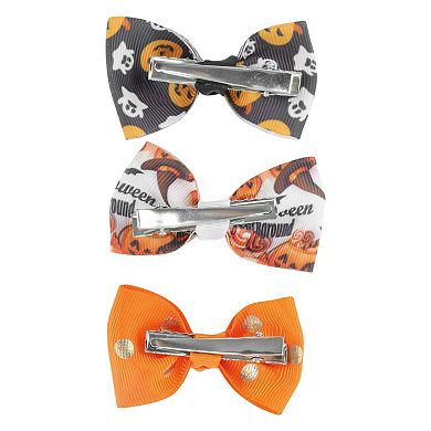 Halloween Print Duckbill Clip for Women 3 Pcs