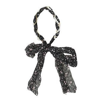 Faux Pearls Ribbon Headband for Women 1 pc