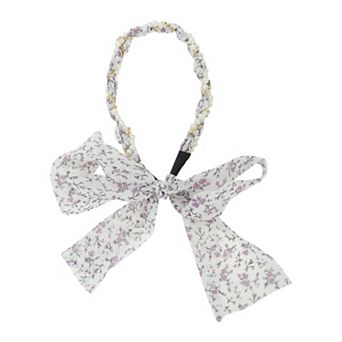 Faux Pearls Ribbon Headband for Women 1 pc