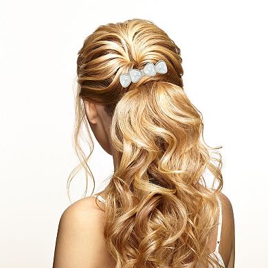 Four Heart Ponytail Buckle Hair Clip for Women 1 Pc