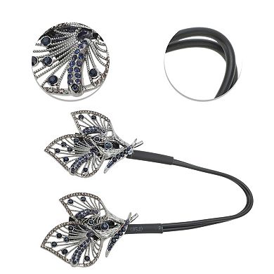 Grace Leaf Hair Clips for Home 1 Pc