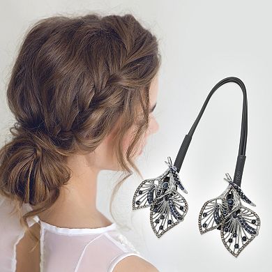 Grace Leaf Hair Clips for Home 1 Pc