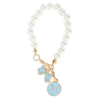 Pearl Chain Bow Water Cup Pendant 1 pc