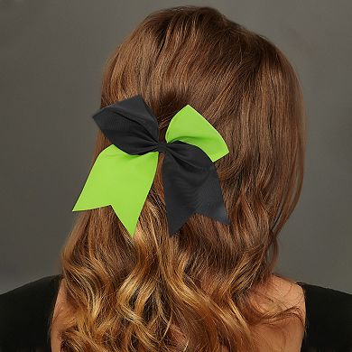 Fashion Two-Color Bow Hair Elastics for Women 1 Pc