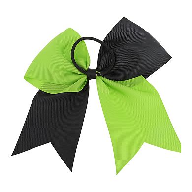 Fashion Two-Color Bow Hair Elastics for Women 1 Pc